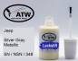 Preview: Jeep, Silver Gray Metallic, SN / NSN / 348: 20ml Lackstift, von ATW Autoteile West.
